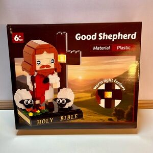 Holy Bible Jesus - Good Shepherd Building Blocks Kit, Ages 6+, 338pcs